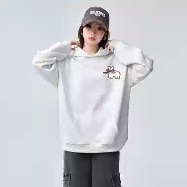 棉购 休闲复古百搭卫衣 女款