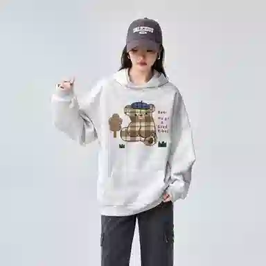 棉购 美式慵懒风宽松卫衣 女款