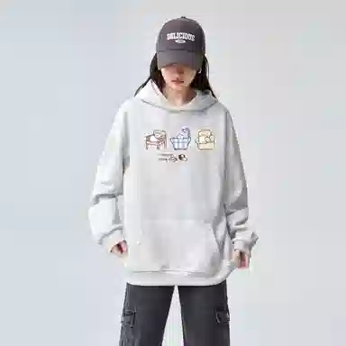 棉购 百搭舒适时尚潮流长袖卫衣 女款
