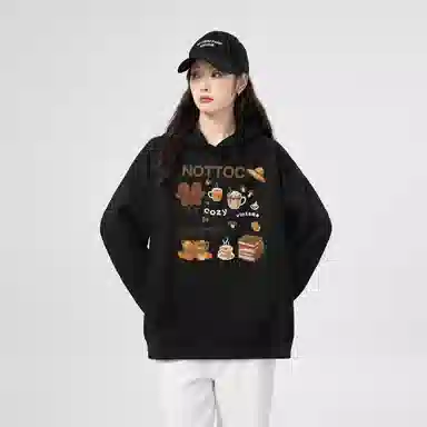 棉购 百搭简约舒适长袖卫衣 女款