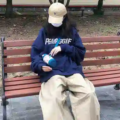 棉购 高级感加绒慵懒风小众设计卫衣 男女同款