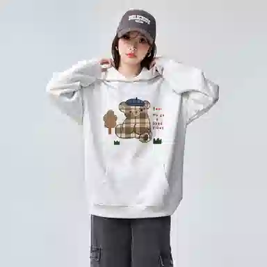棉购 美式慵懒风宽松卫衣 女款