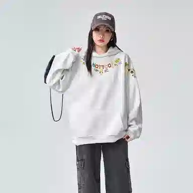 棉购 简约百搭时尚舒适长袖卫衣 女款