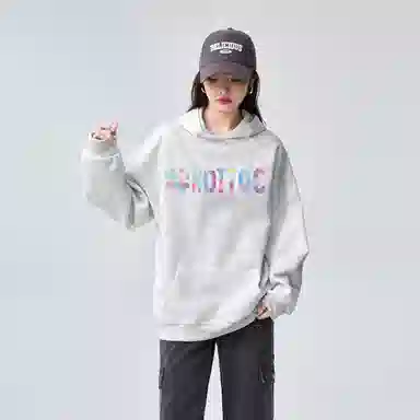棉购 连帽春秋薄款秋冬加绒加厚潮流学生美式重磅外套卫衣 男女同款
