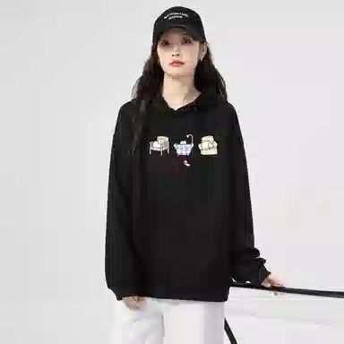棉购 百搭舒适时尚潮流长袖卫衣 女款