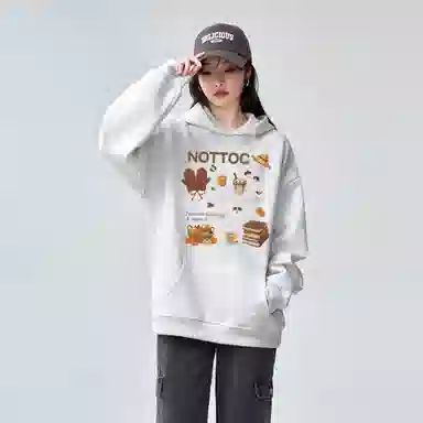 棉购 百搭简约舒适长袖卫衣 女款