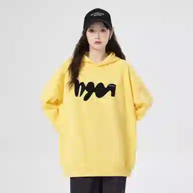 棉购 美式连帽重磅简约舒适卫衣 女款