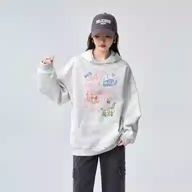 棉购 卡通百搭舒适时尚长袖卫衣 女款