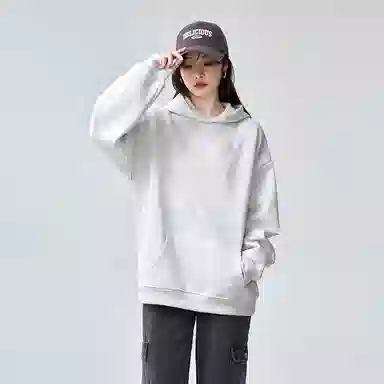 棉购 连帽美式宽松复古重磅卫衣 男女同款