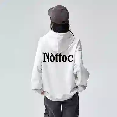 棉购 春秋连帽秋冬加绒加厚潮流学生纯棉美式重磅慵懒风宽松外套卫衣 男女同款