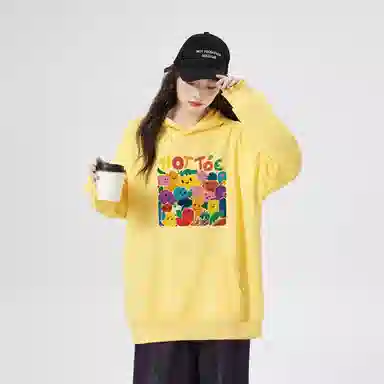 棉购 长袖简约舒适卫衣 女款