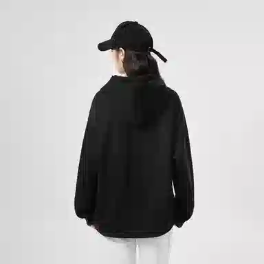 棉购 连帽春秋薄款秋冬加绒加厚潮流学生美式重磅外套卫衣 男女同款