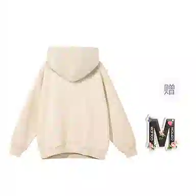 棉购 连帽宽松加绒加厚上衣潮流个性舒适宽松街头风卫衣 女款