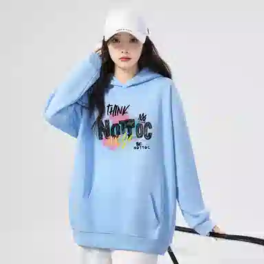 棉购 重磅宽松舒适潮流连帽上衣卫衣 女款