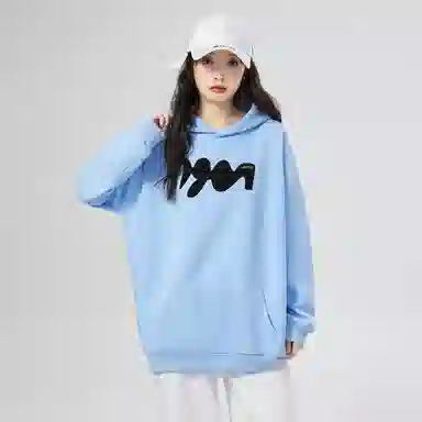 棉购 美式连帽重磅简约舒适卫衣 女款