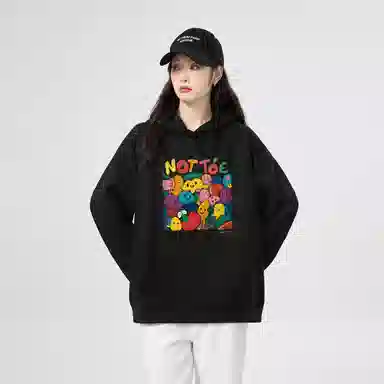 棉购 长袖简约舒适卫衣 女款