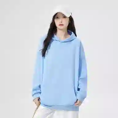 棉购 春秋薄款连帽秋冬加绒加厚潮学生美式重磅慵懒风宽松外套卫衣 男女同款