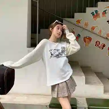 Valeria Obbaco VO Creative Series Wool Pleated Skirt Brown