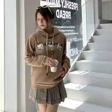 Valeria Obbaco VO Creative Series Wool Pleated Skirt Brown