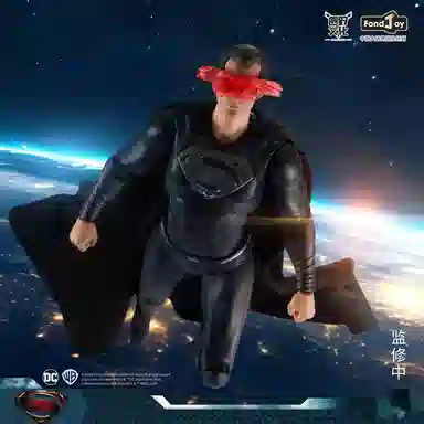 FONDJOY DC Series Black Superman 19cm Action Figure