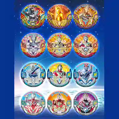 卡游 激斗风暴 奥特英雄战斗第二弹英雄勇气 徽章