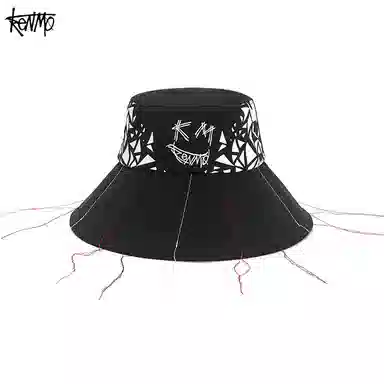 肯默 潮酷嘻哈丝线 棉 渔夫帽 男女同款情侣款