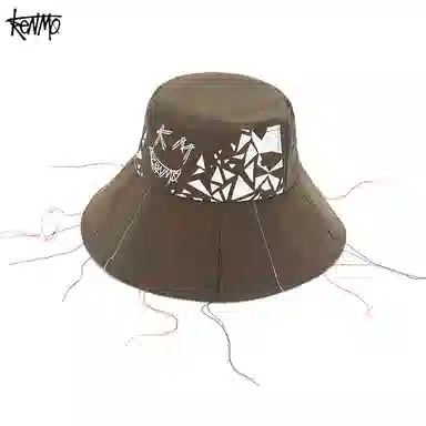 肯默 潮酷嘻哈丝线 棉 渔夫帽 男女同款情侣款