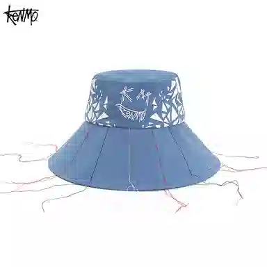 肯默 潮酷嘻哈丝线 棉 渔夫帽 男女同款情侣款