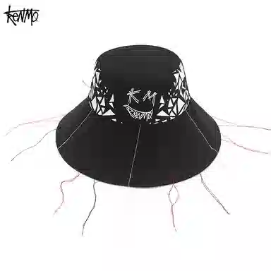 肯默 潮酷嘻哈丝线 棉 渔夫帽 男女同款情侣款