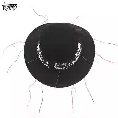 肯默 潮酷嘻哈丝线 棉 渔夫帽 男女同款情侣款