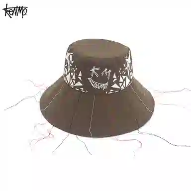 肯默 潮酷嘻哈丝线 棉 渔夫帽 男女同款情侣款