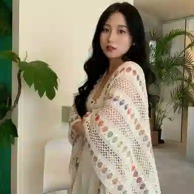 梦特娇 春夏薄款半镂空民族风装饰 西藏云南青海防寒 披肩 女款