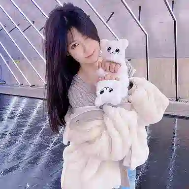 梦特娇 冬季韩版可爱加绒加厚学生户外防寒保暖翻盖骑行 涤纶 绒线手套 女款