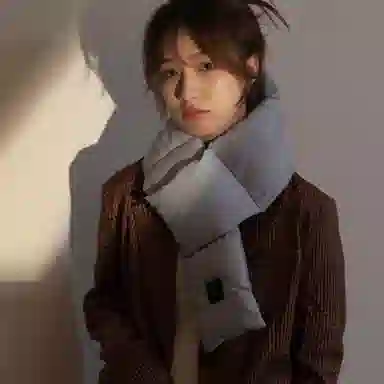 梦特娇 秋冬纯色加厚保暖防寒护颈百搭 聚酯纤维 围脖 男女同款情侣款