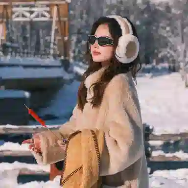 梦特娇 韩系秋冬纯色保暖防寒防冻百搭 仿兔毛 耳罩 男女同款情侣款