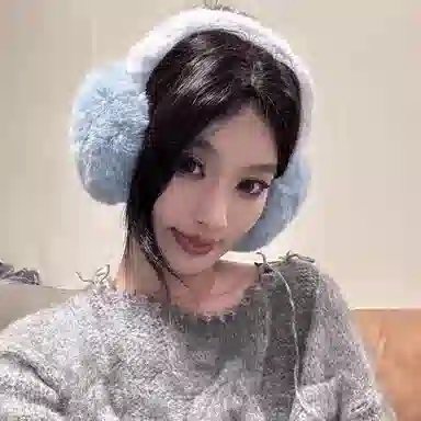 梦特娇 韩系冬季骑行保暖防寒加厚加绒 涤纶 耳罩 男女同款情侣款