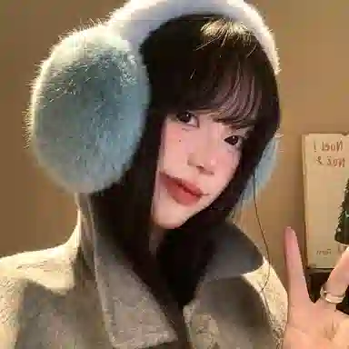 梦特娇 韩系冬季骑行保暖防寒加厚加绒 涤纶 耳罩 男女同款情侣款