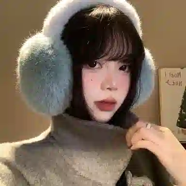 梦特娇 韩系冬季骑行保暖防寒加厚加绒 涤纶 耳罩 男女同款情侣款