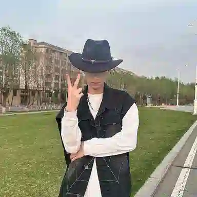 梦特娇 草原民族风翘边牛仔帽文艺复古户外休闲遮阳 棉 礼帽 男女同款情侣款