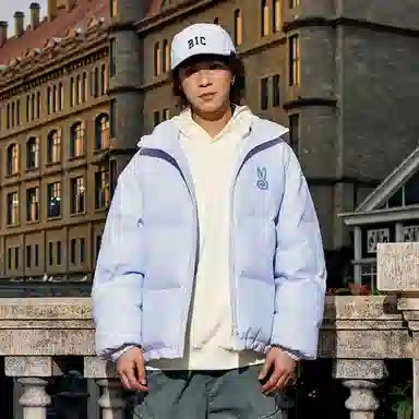 RickyisClown Swirl Rabbit Striped Jacket