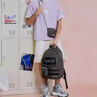 Champion FW24 Grey Camel Backpack