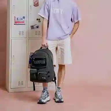 Champion FW24 Grey Camel Backpack