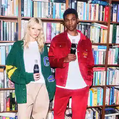 Champion x Coca-Cola V-Neck Knit Sweater