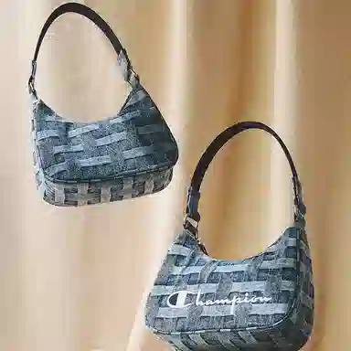 Champion Blue Embroidered Logo Tote