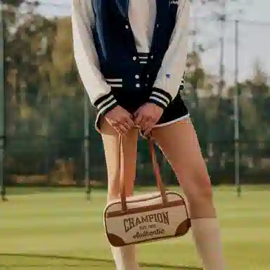 Champion Nylon PU Shoulder Bag