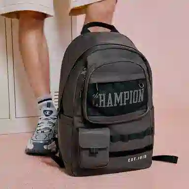 Champion FW24 Grey Camel Backpack