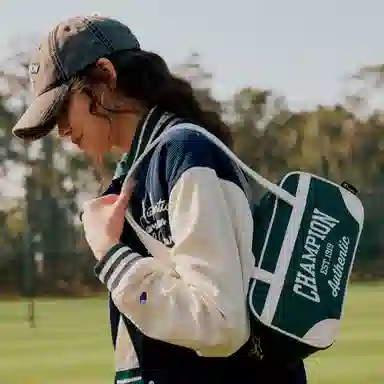 Champion Nylon PU Shoulder Bag