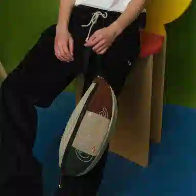 Champion Small Crossbody Waist Bag Green/Black