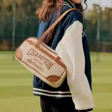 Champion Nylon PU Shoulder Bag