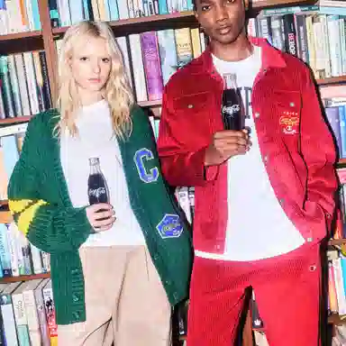 Champion x Coca-Cola V-Neck Knit Sweater